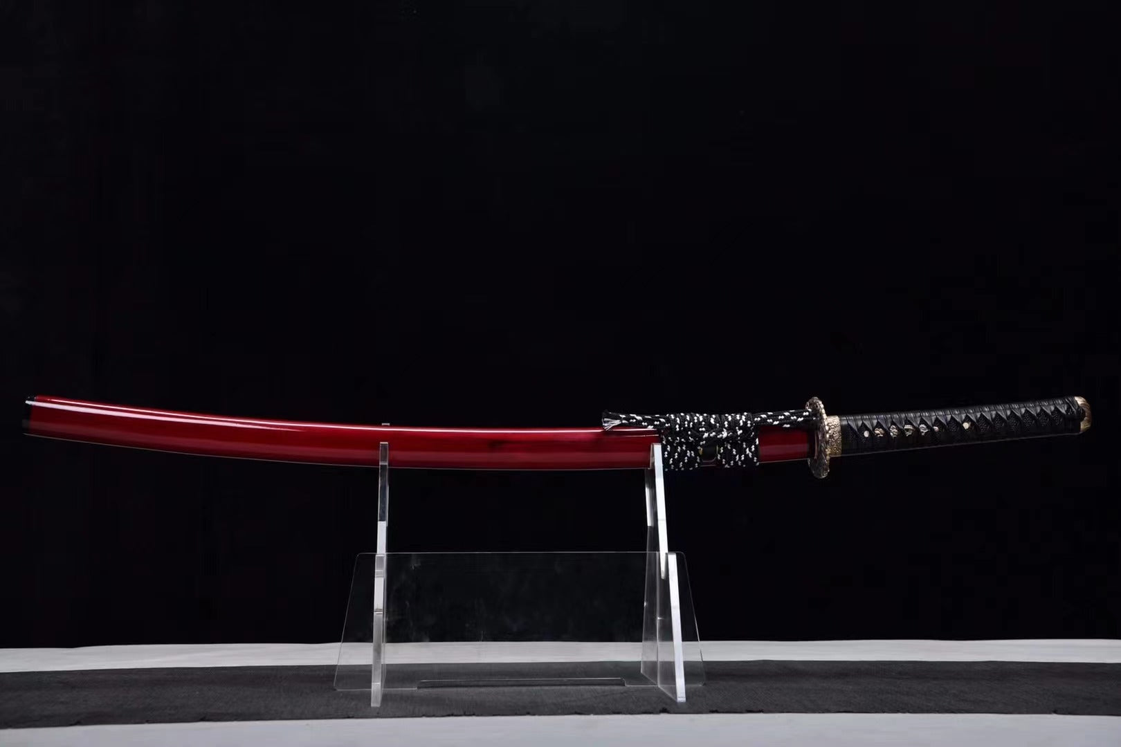 R18 -handmade tortoise pattern steel samurai sword